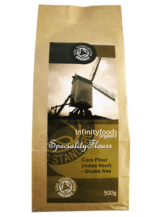 Organic Corn Flour Maize Meal 500g Infinity Foods Healthy Supplies