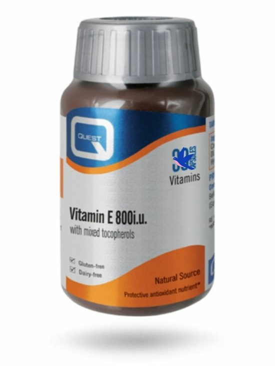 Vitamin E 800iu 60 capsule (Quest) Healthy Supplies