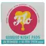 Organic Bamboo Night Pads 14 (Here We Flo)