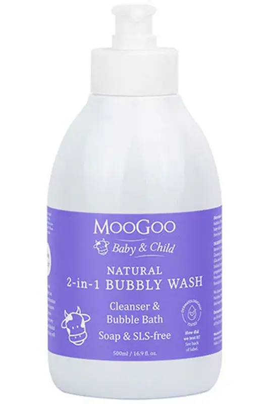 2-in-1 Bubbly Wash 500ml (Moogoo)