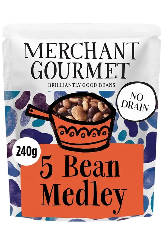 5-Bean Medley in Extra Virgin Olive Oil 240g (Merchant Gourmet)