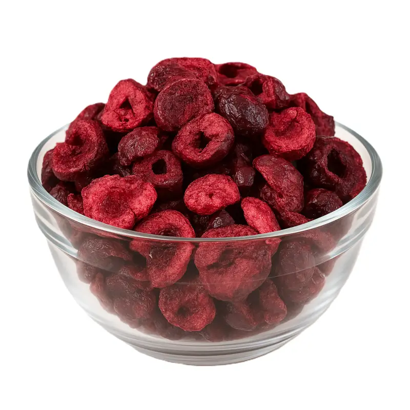 Freeze-Dried Sour Sliced Cherries 100g (Sussex Wholefoods)