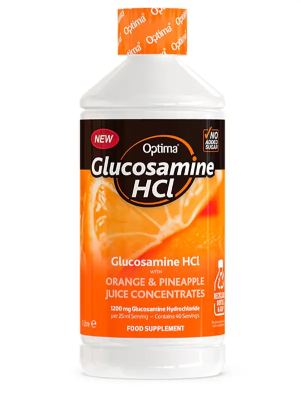 Glucosamine HCl with Orange and Pineapple Juice Concentrates 1L (Optima)