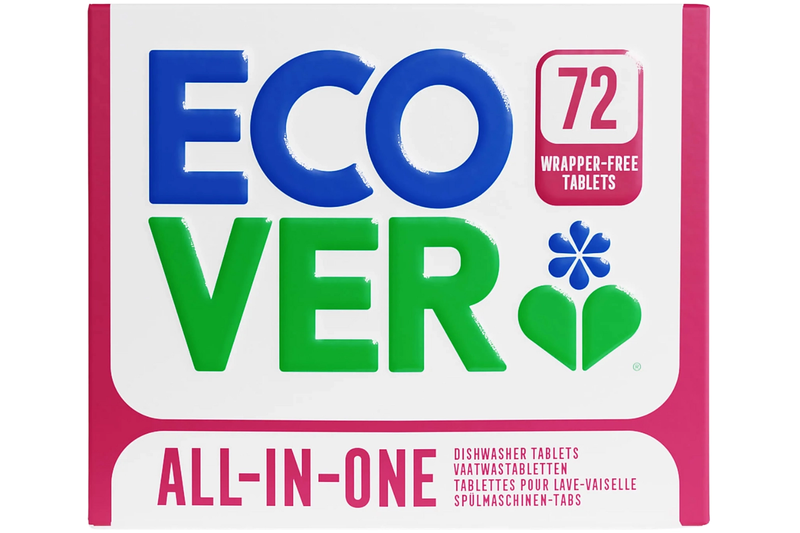 All in One Dishwasher Tablets 72 Pack (Ecover)