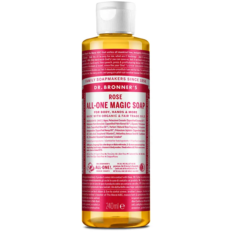 All-One Magic Rose Soap 240ml (Dr. Bronner's)