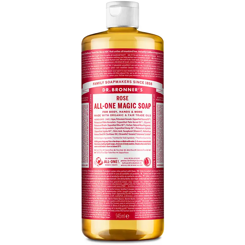 All-One Magic Rose Soap 945ml (Dr. Bronner's)