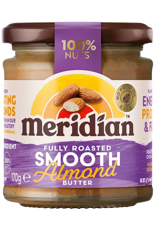 Smooth Almond Butter 170g (Meridian)
