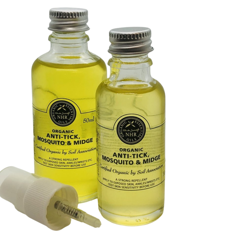 Organic Anti Tick Mosquito and Midge Oil Blend 30ml NHR Organic Oils Healthy Supplies