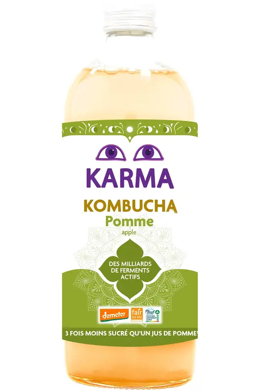 Organic Apple 1L (Karma Kombucha)
