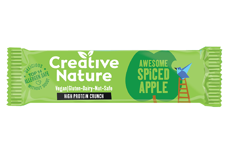 Spiced Apple Protein Crunch Bar 40g (Creative Nature)