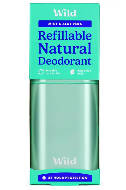 Aqua Case with Mint & Aloe Vera Deodorant 40g (Wild)