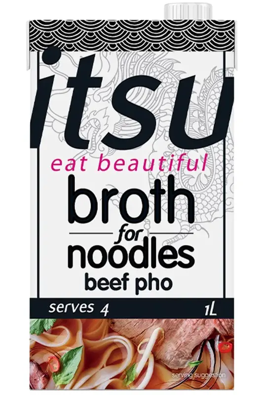 Beef Pho Broth for Noodles 1L (Itsu)