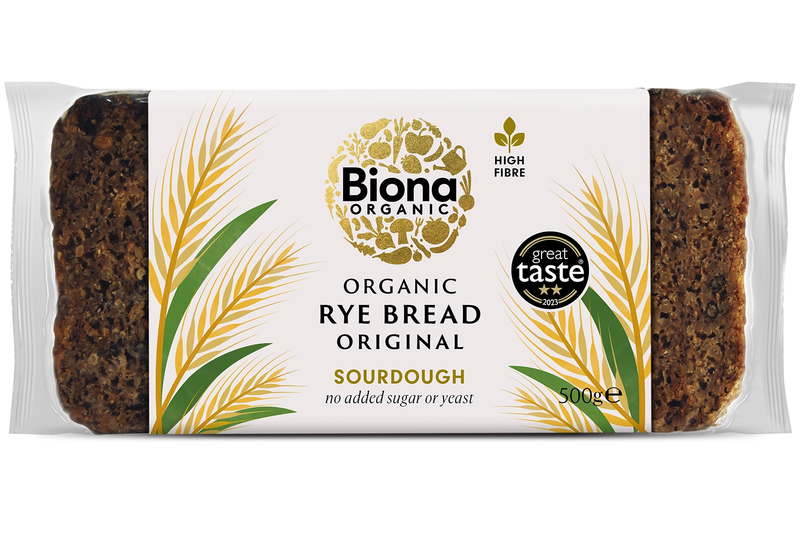 Organic Wholegrain Rye Bread 500g (Biona)