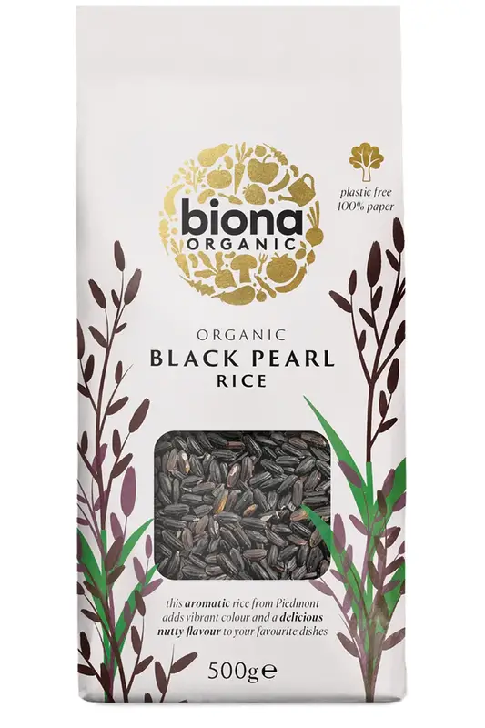 Organic Black Pearl Rice 500g (Biona)