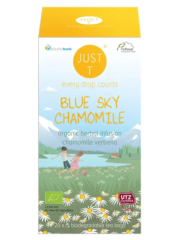Organic Blue Sky Chamomile, 20 bags (Just T)