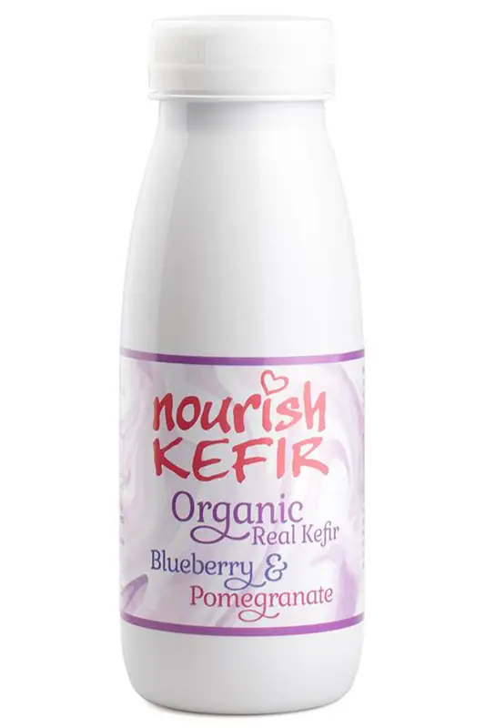 Organic Blueberry & Pomegranate Kefir 250ml (Nourish Kefir)