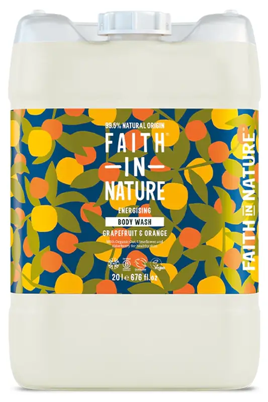 Grapefruit & Orange Body Wash 20L (Faith In Nature)