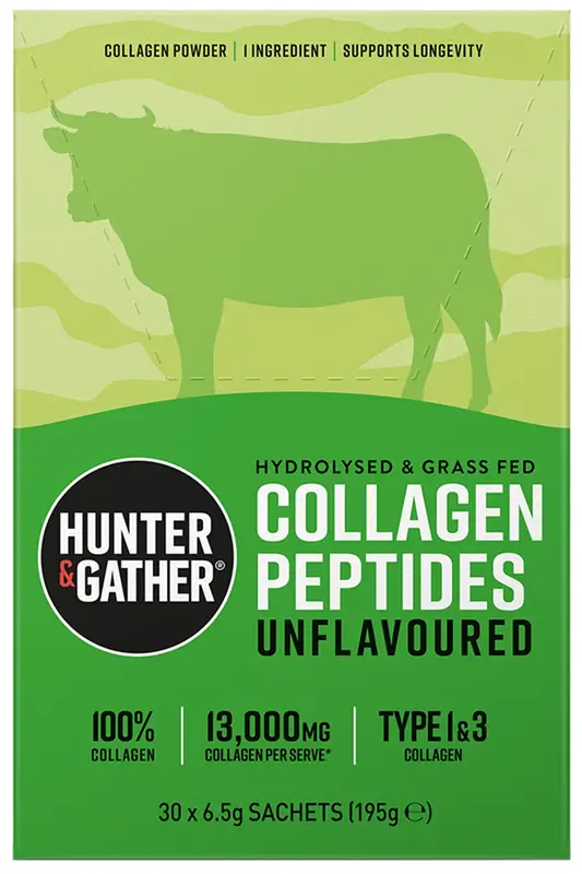 Bovine Collagen 30 x 6.5g Sachets (Hunter and Gather)