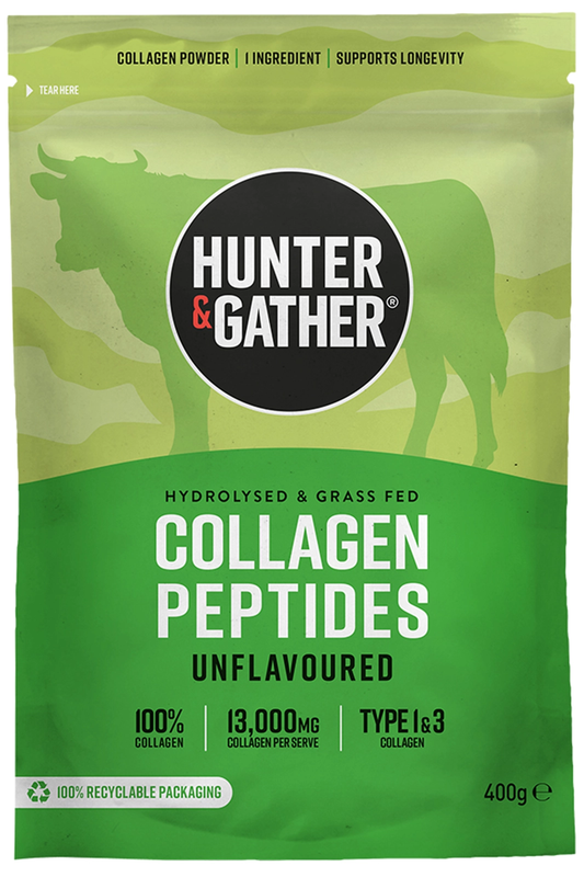 100% Bovine Collagen Protein Powder 400g (Hunter and Gather)