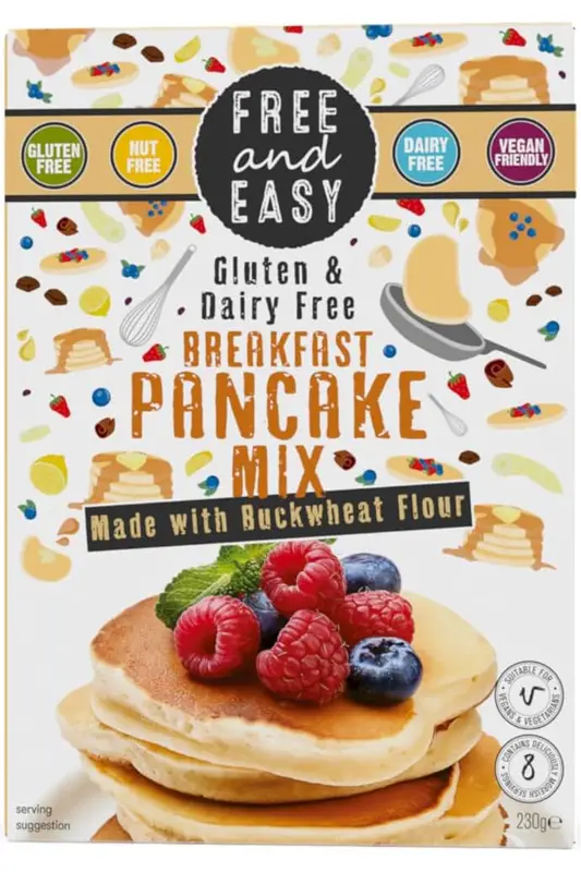 Breakfast Pancake Mix 230g (Free & Easy)
