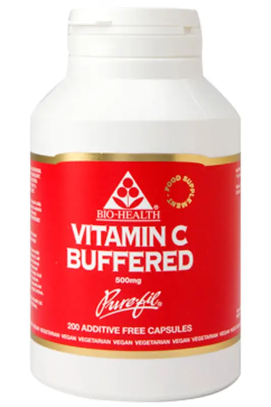 Vitamin C Buffered 200 Capsules (Bio-Health)
