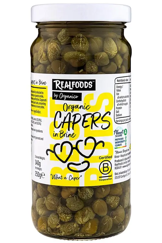 Organic Capers 250g (Organico)