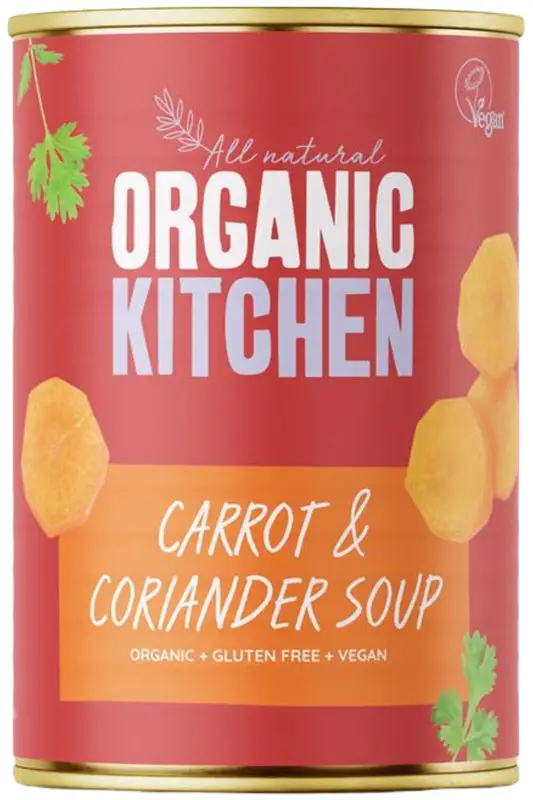 Organic Carrot & Coriander Soup 400g (Organic Kitchen)