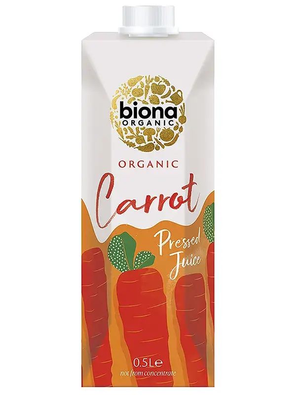 Organic Carrot Juice 500ml (Biona)