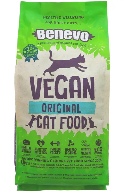 Original Vegan Cat Food 1.8kg (Benevo)