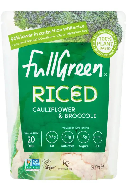 Riced Cauliflower with Broccoli 200g (Fullgreen)