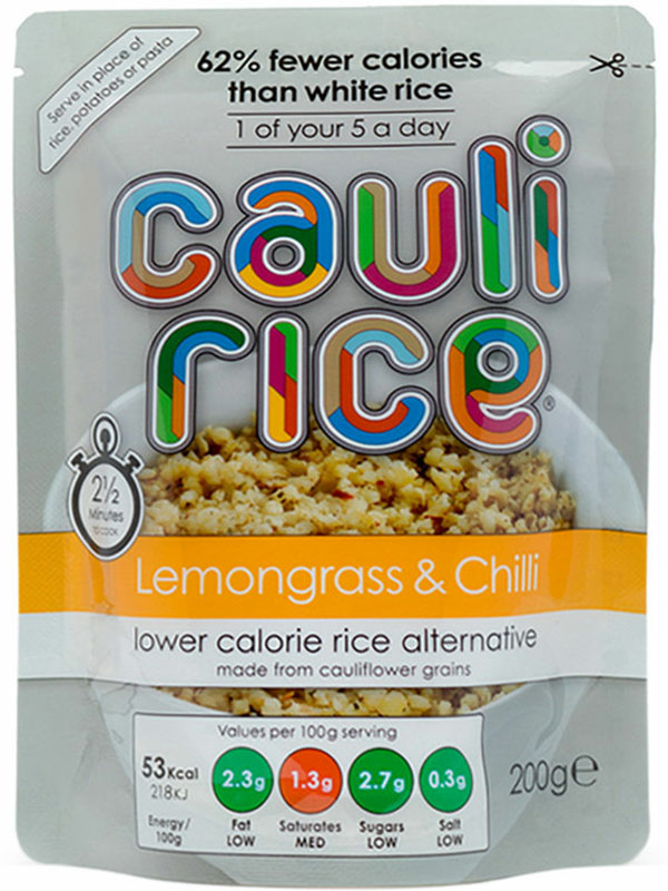 Lemongrass & Chilli Cauliflower Rice, 200g (Caulirice)