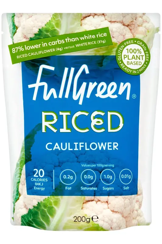 Riced Cauliflower 200g (Fullgreen)