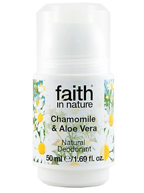 Roll On Deodorant Chamomile & Aloe Vera 50ml (Faith in Nature)