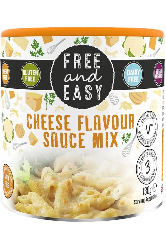 Dairy Free Cheese Flavour Sauce Mix 130g (Free & Easy)