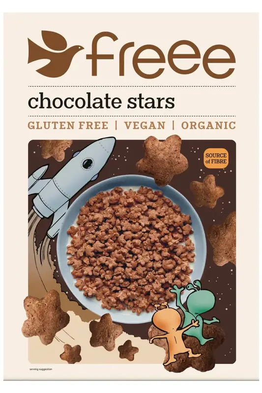 Organic Gluten Free Chocolate Stars 300g (Freee by Doves Farm)