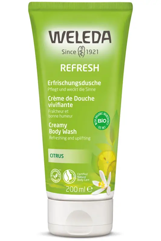 Refresh Citrus Creamy Body Wash 200ml (Weleda)