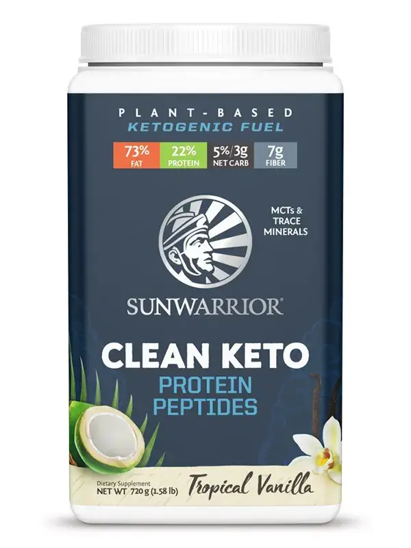 Clean Keto Protein Peptides Vanilla 720g (Sunwarrior)