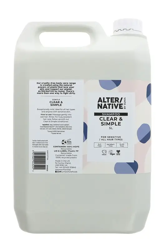 Clear and Simple Shampoo 5L (Alter/Native)