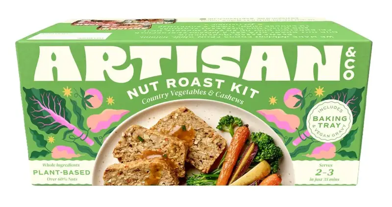 Country Vegetable & Cashew Nut Roast Kit 212g (Artisan & Co)