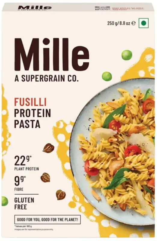 High Protein Fusilli Pasta 250g (Mille Supergrains)