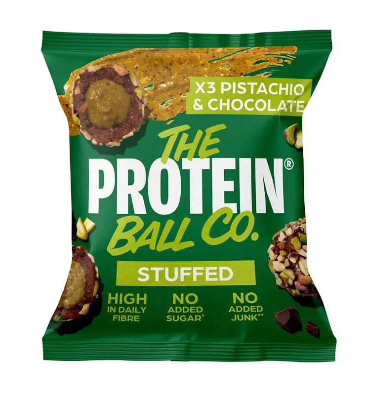 Pistachio & Chocolate Stuffed Balls 36g (The Protein Ball Co)