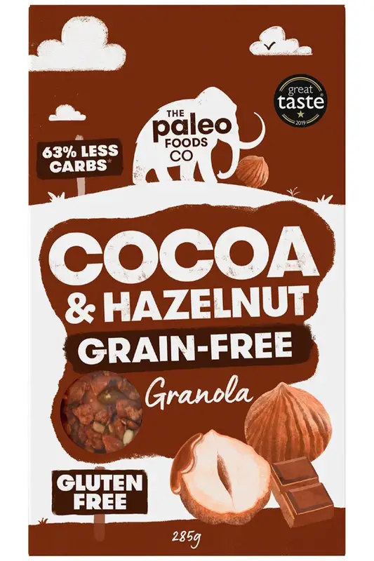 Cocoa & Hazelnut Granola 285g (The Paleo Foods Co.)