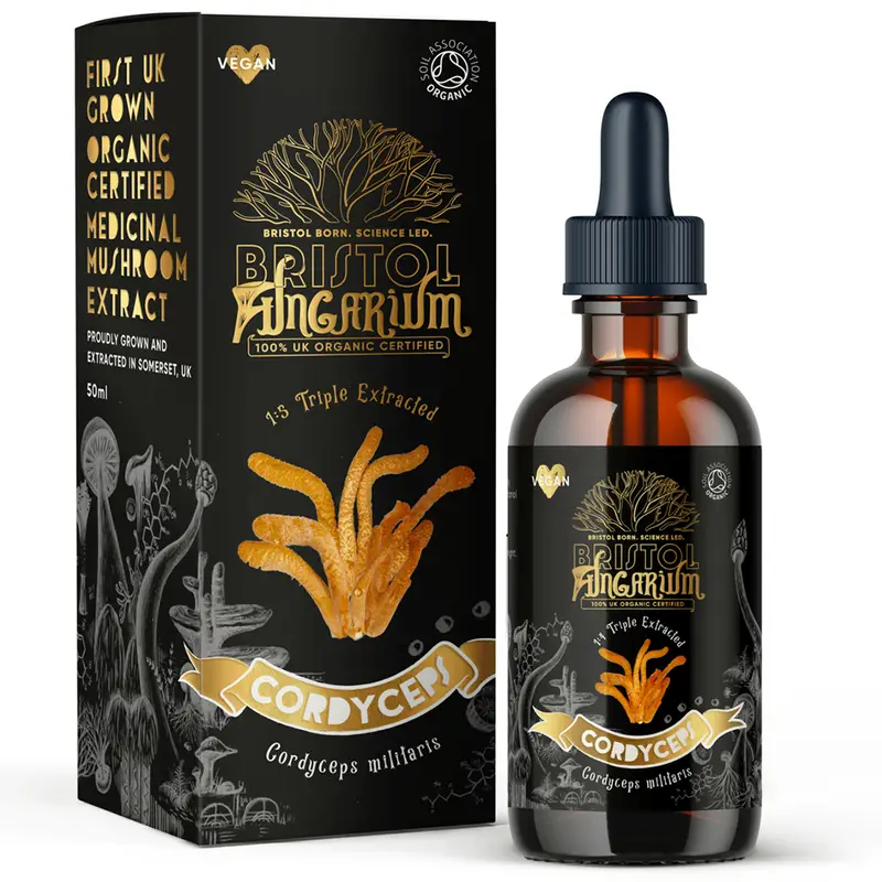 Organic Cordyceps Tincture Mushroom Tincture 50ml (Bristol Fungarium)