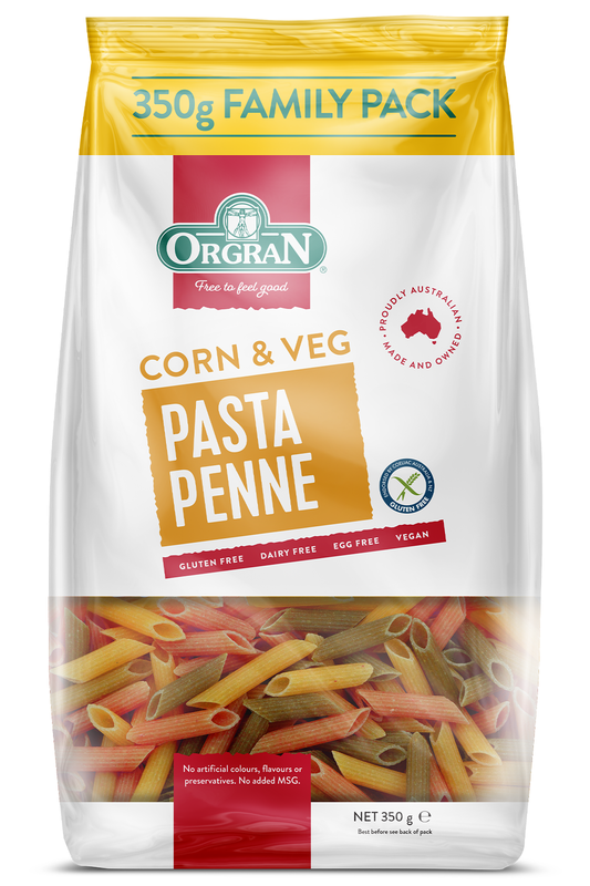 Corn & Vegetable Penne 350g (Orgran)