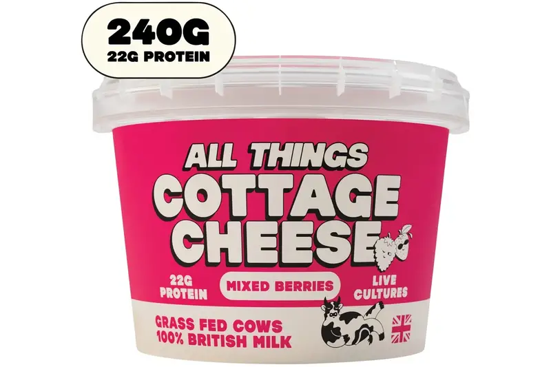 Cottage Cheese Mixed Berries 240g (All Things)