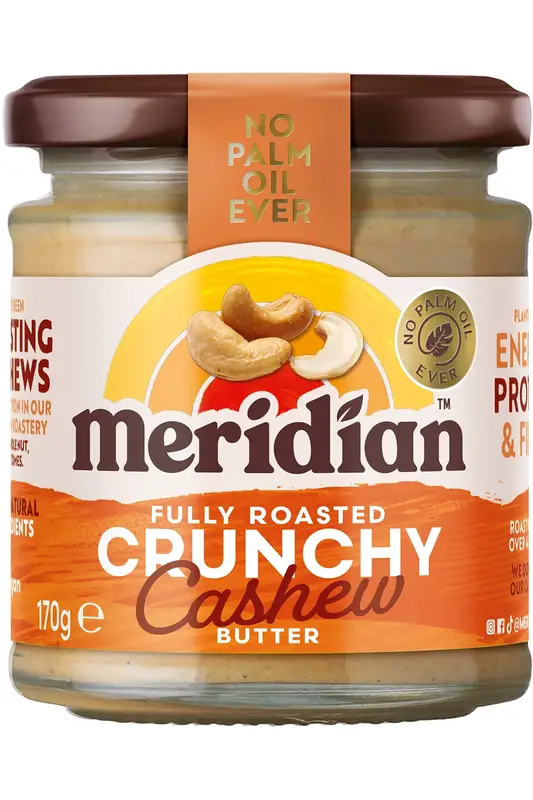 Crunchy Cashew Butter 170g (Meridian)