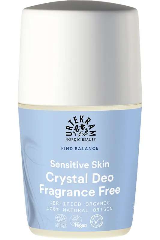 Organic Fragrance Free Crystal Deo 50ml (Urtekram)