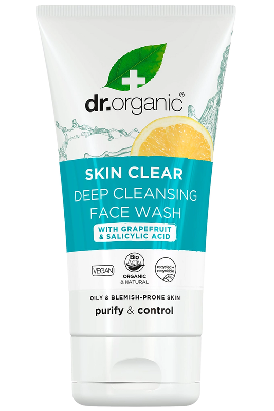 Organic Deep Pore Face Wash 125ml (Dr Organic)