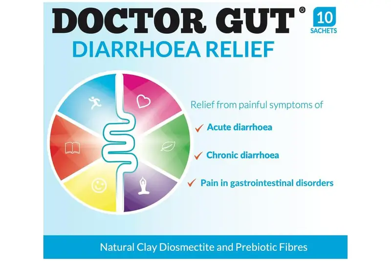 Diarrhoea Relief 10 Sachets (Doctor Gut)