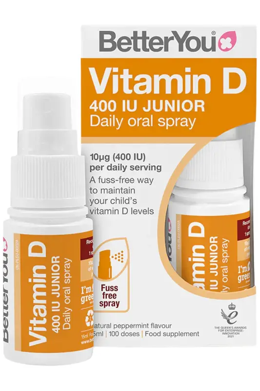 Vitamin D3 400 IU Junior Oral Spray 15ml (Better You)